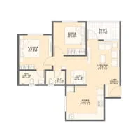 Urban Homes Charholi 2 BHK Floor Plan Image