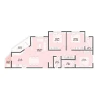 Urban Homes Charholi 3 BHK Floor Plan Image